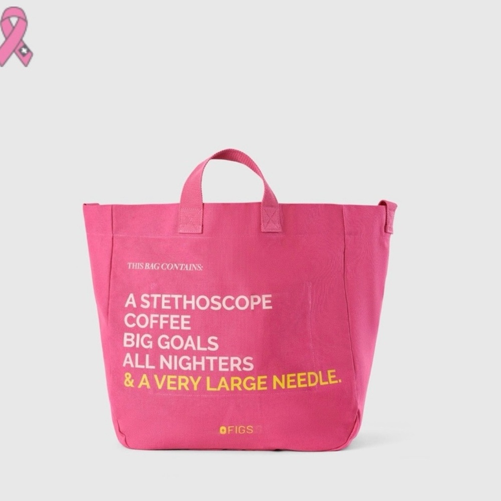 Figs Vibrant Pink Tote limited edition